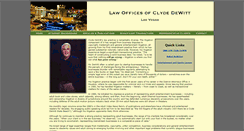 Desktop Screenshot of clydedewitt.com